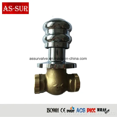 Chrome Plated Handle Stop Valve as-Ws004